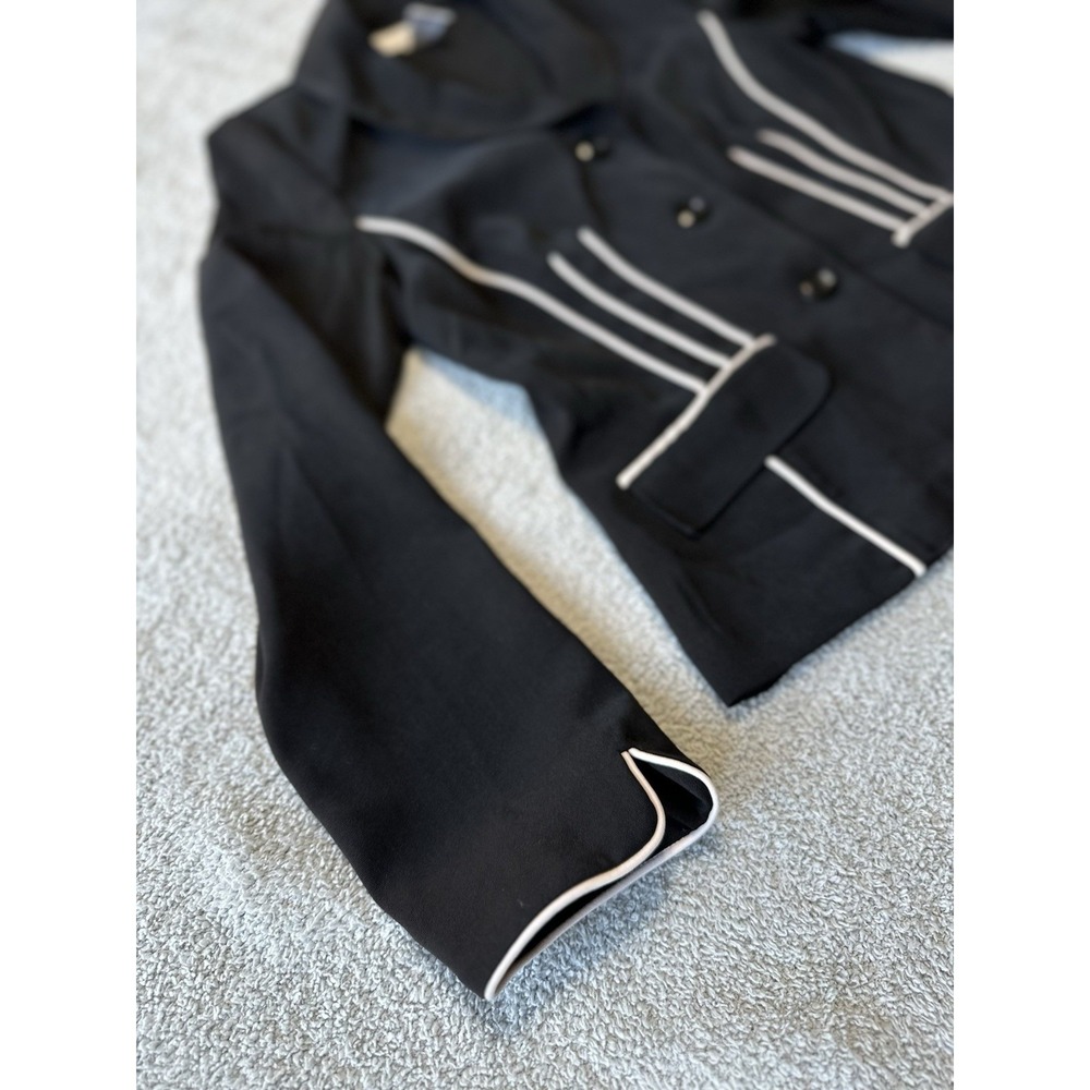 Women's‎ Sag Harbor Blazer Jacket Black Size 8 - Picture 2 of 12